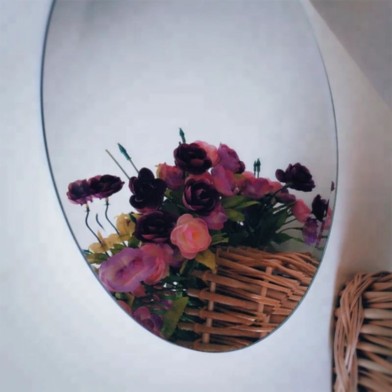 cermin tali rami cermin bulat cermin aesthetic cermin rias bundar cermin tempel dinding gantung 20cm-2