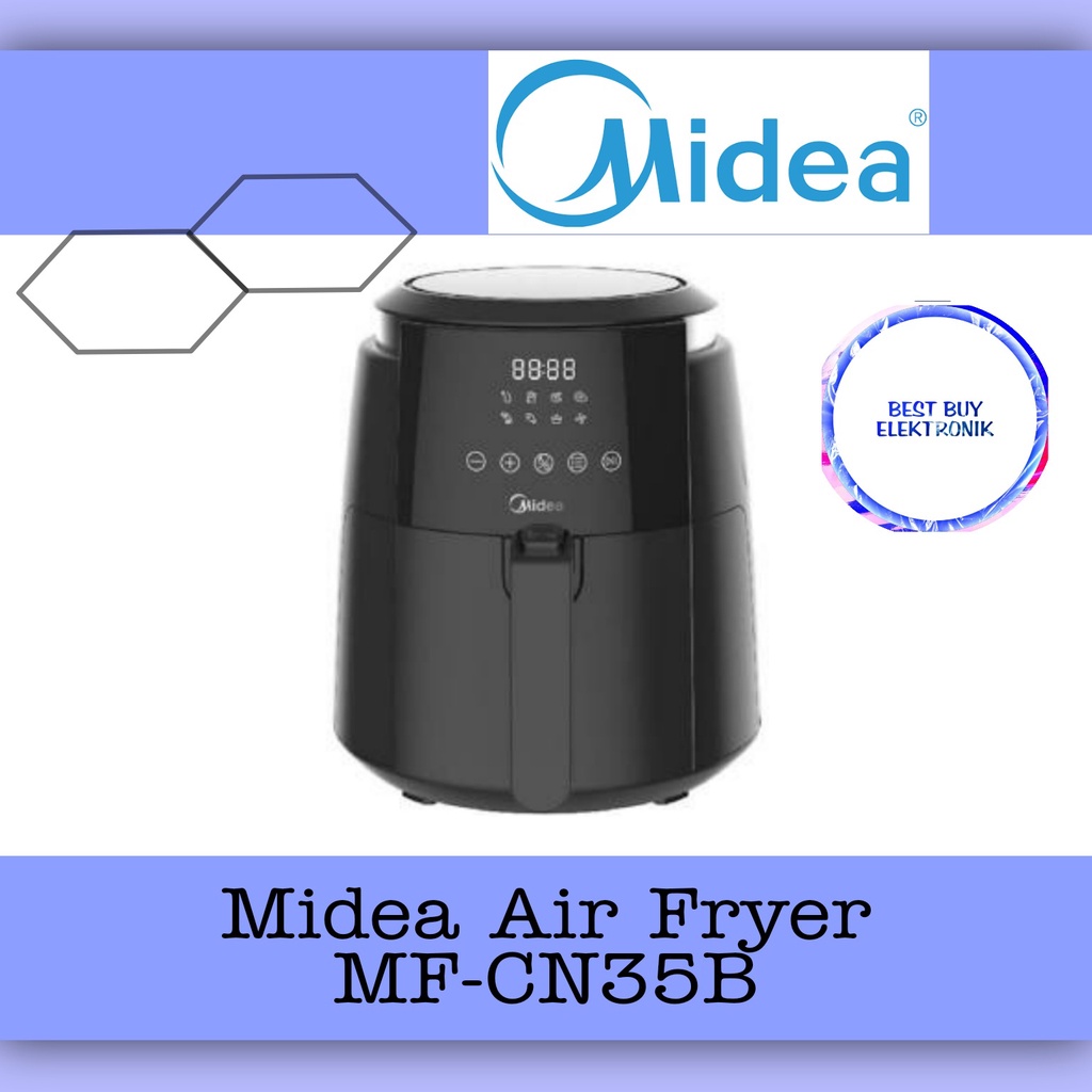 Jual Midea Air Fryer MF-CN35B - Kapasitas 4.7L -Penggoreng Elektrik ...