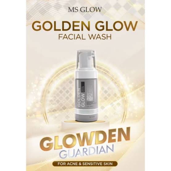 [ READY ] MS GLOW FACIAL WASH GOLDEN GLOW | GOLDEN GLOW FACIAL WASH | MS GLOW ORIGINAL