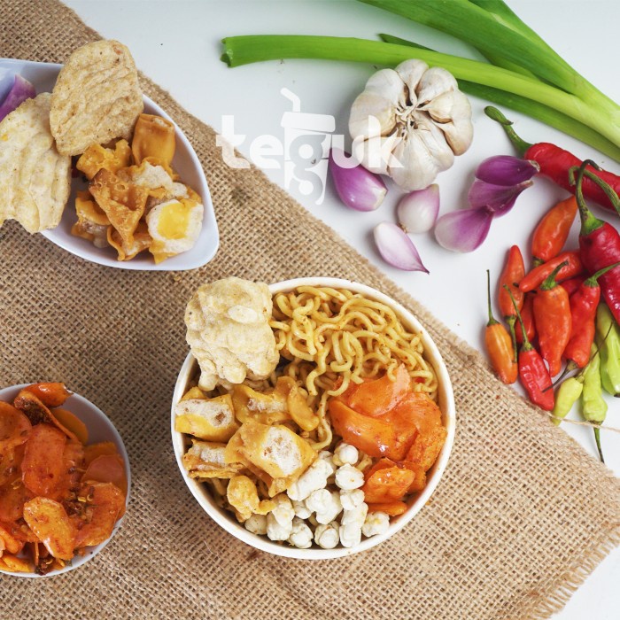 Teguk - Cuanki Ori Cuangki Tomyum dan Mie Seblak Geprek Bundling 3 Cuanki ori Tomyum &amp; Seblak