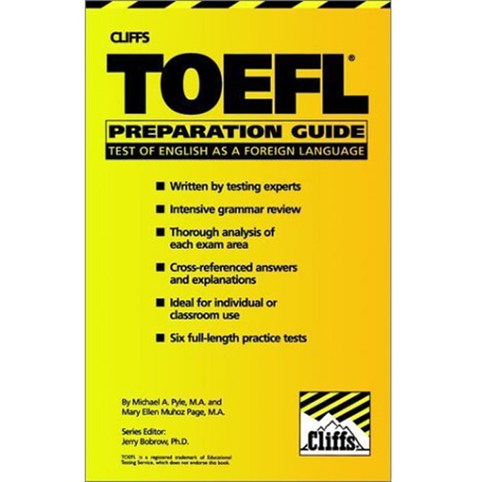 JUAL BUKU"Cliffs TOEFL Preparation Guide with 2 CD (Cocok untuk TOEFL ITP/PBT)"