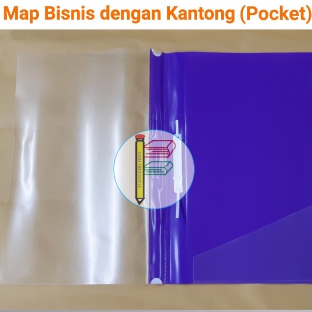 Map Business File Pocket Kantong Folio F4 Jenia Acco Snel Grosir 12pcs