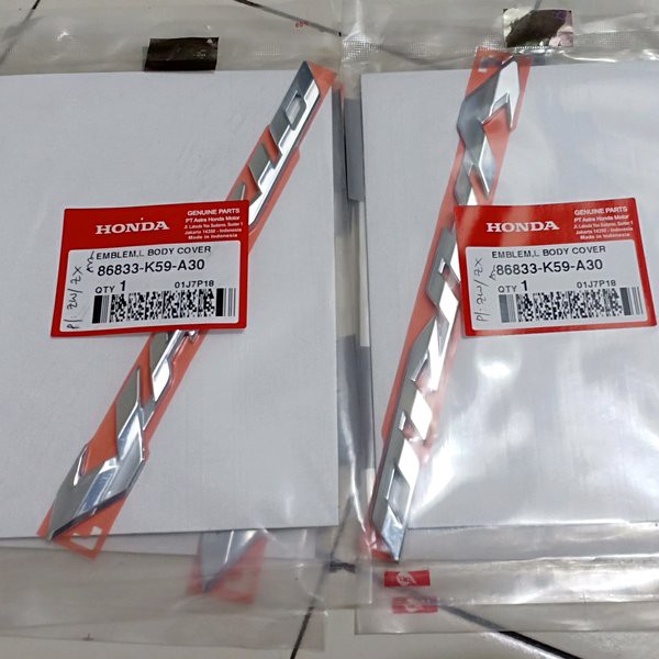 emblem body vario 150 k59 kiri kanan set original