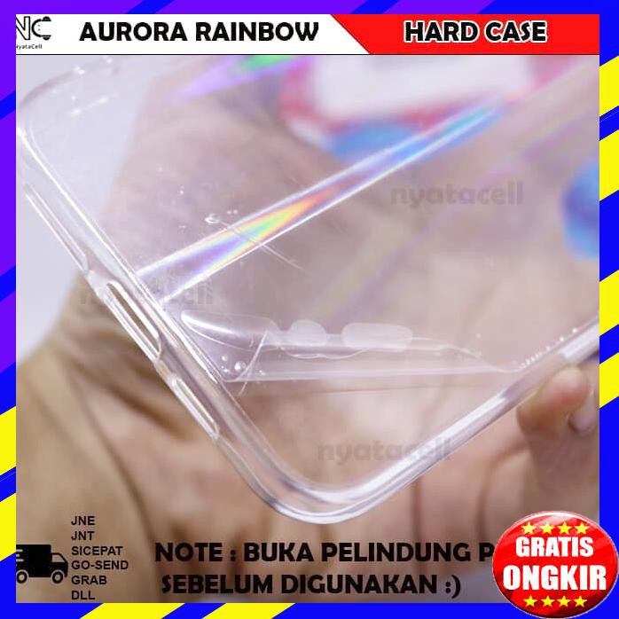 ACC HP SAMSUNG A2 CORE HARD CASE AURORA RAINBOW HOLOGRAM FUZE