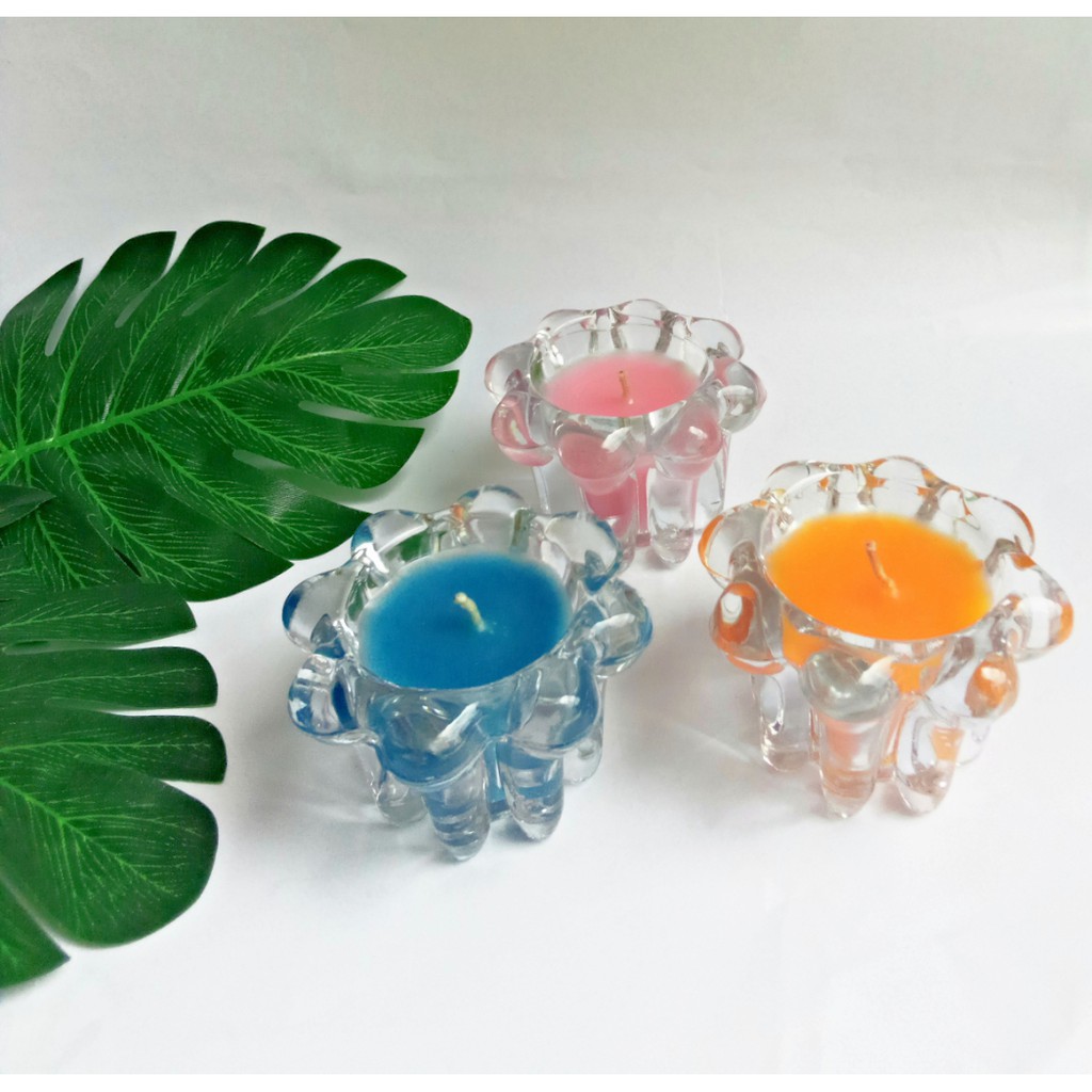 Lilin Aromaterapi Gelas Bunga Murah Meriah