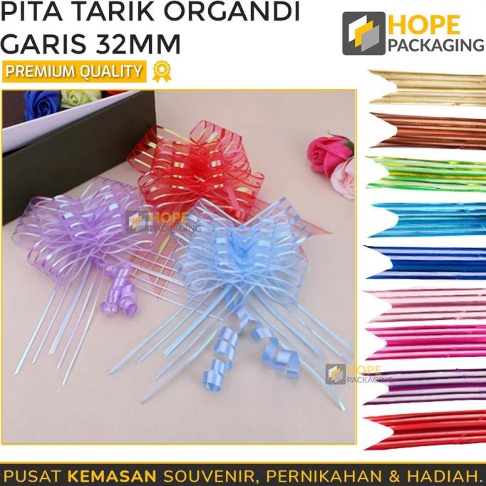 

Sale!!! Kk [ 3 Pcs ] Pita Jadi / Pita Tarik Organdi Garis 32M - Paling Diminati