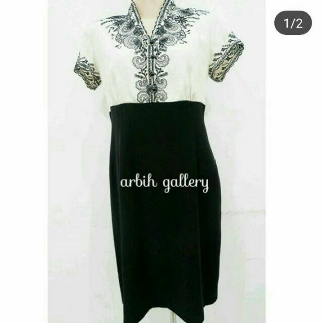 Preloved dress brukat lyne halim