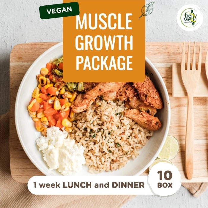 

Bellywell Vegan Muscle Growth 1 Week Lunch & Dinner