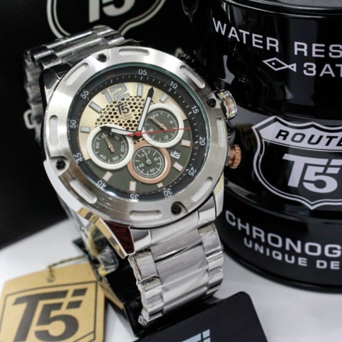 Jam Tangan Pria T5 H3822 T5 H 3822 Original bergaransi free tin box