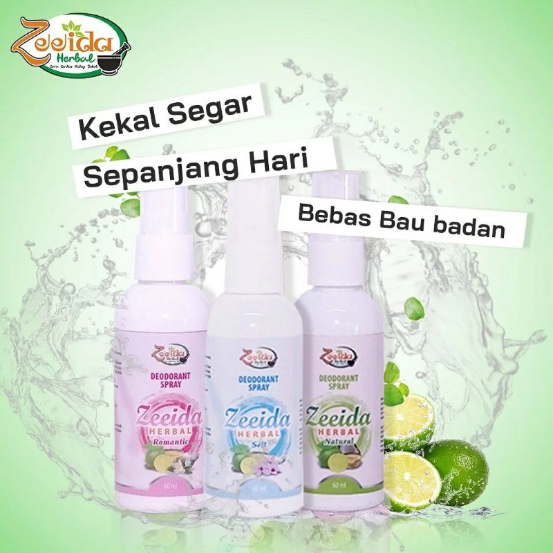 Deodorant Spray Zeeida Herbal