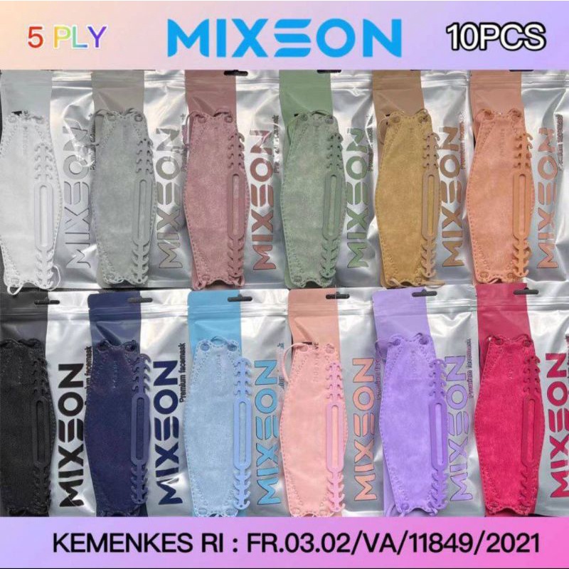 MASKER KF94 MIXSON ISI 10 PCS 5 LAPIS FREE KONEKTOR