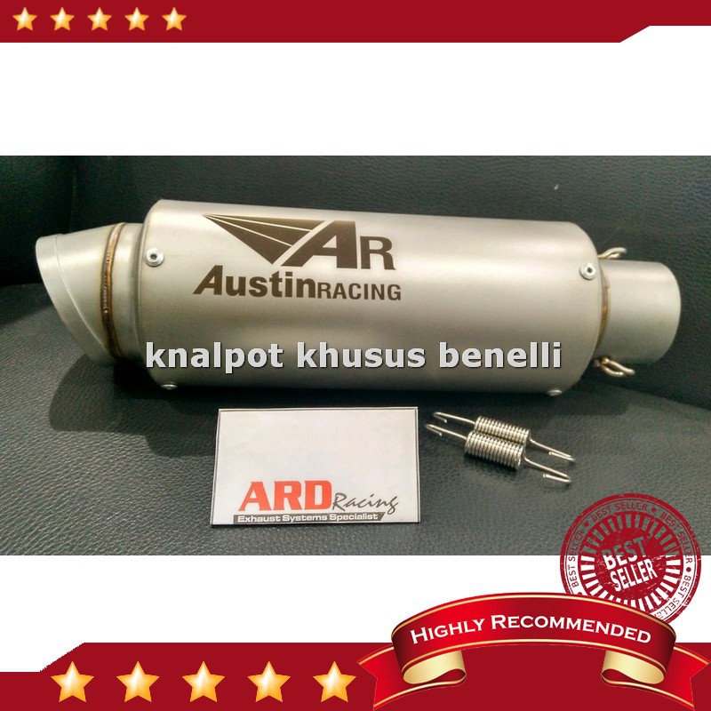 Termurah Knalpot Austine sandblas slip on Benelli 600 kanan kiri