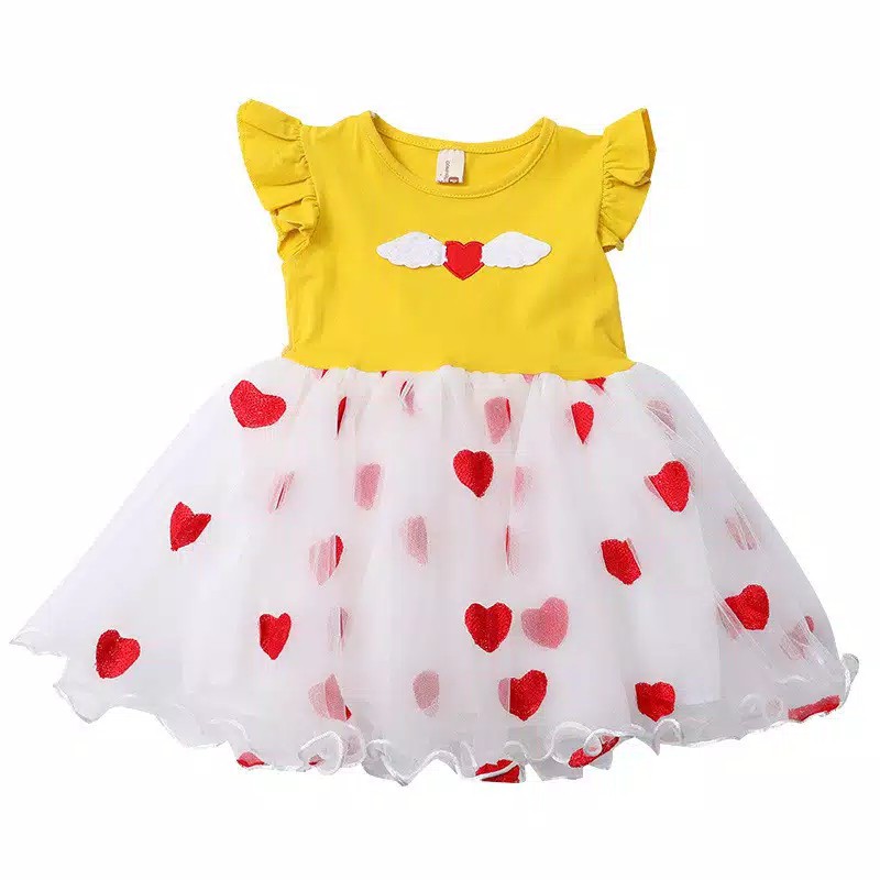 gos  C3 DRESS IMPORT WINGS FLY 819 EBV Baju Dress Anak Perempuan Import