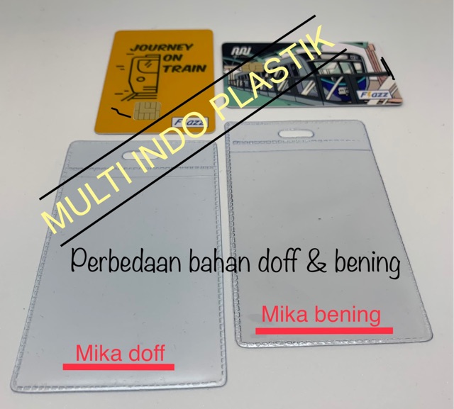 Sampul etoll bening/uk 6x9 cm/bahan 0.15/cover kartu id card/plastik id card/kantong id card/nametag