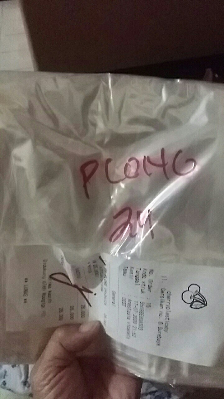 Kantong Plastik Pp Kresek Uk 24 Plong Bening Transparan Tebal