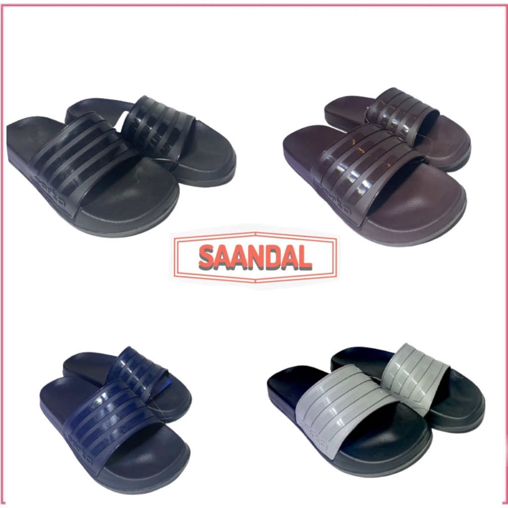 Sandal Selop Olahraga Pria Porto Warna Polos 1023 Warna Polos Macho (BISA SATUAN COD)