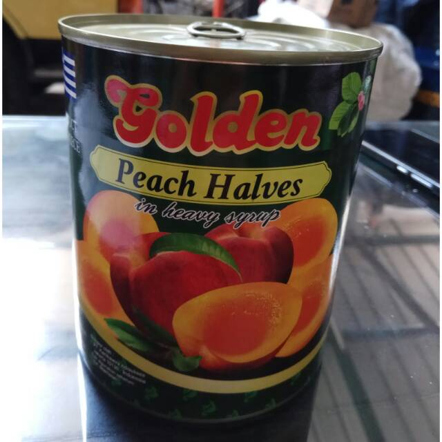 

Peach halves kaleng GOLDEN