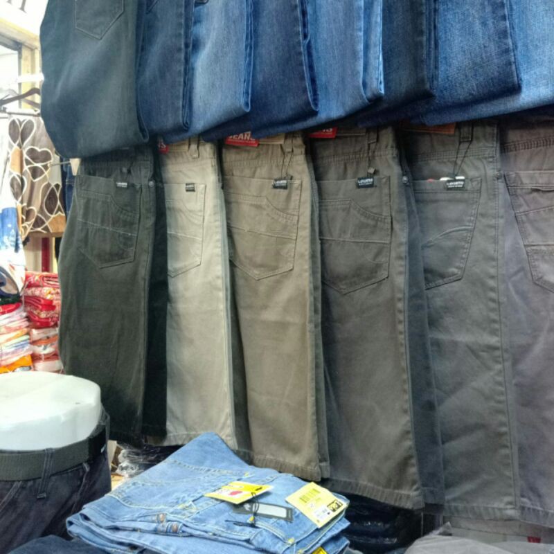 celana pendek pria fashion bahan knvas original