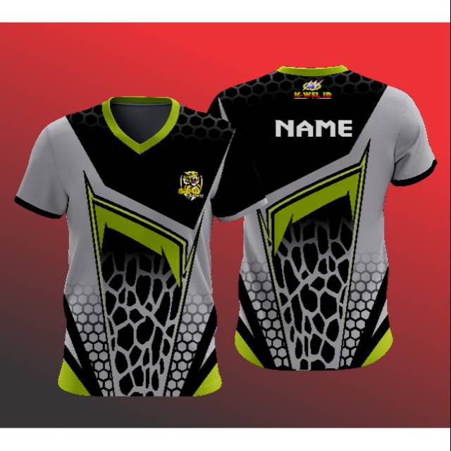 Custom baju gaming ff bahan jersey kualitas mantap