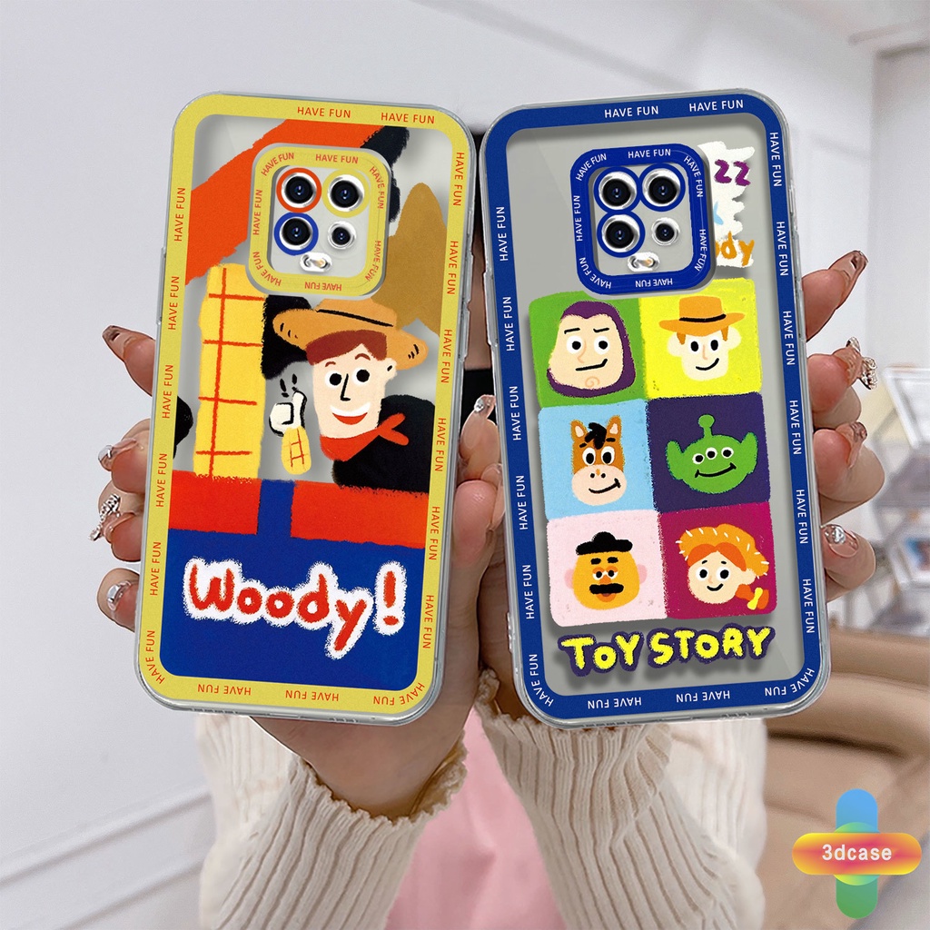 Case HP Xiaomi Redmi Note 9 8 10 10S 9 10 PRO MAX 11 9S Xiaomi Redmi POCO C3 C31 X3 NFC X3 PRO Redmi 9C NFC 9A 9i 9T 9AT 9ACTIV 9 PRO Power 10X POCO M2 PRO 10 Prime Transparent Toy Story Angel Eyes Protector Cover