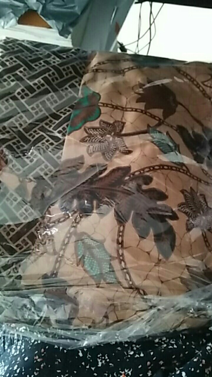 Tey-17 Batik Wanita Asj Sa Hrb026 Kenongo Kemeja Tosca Pendek