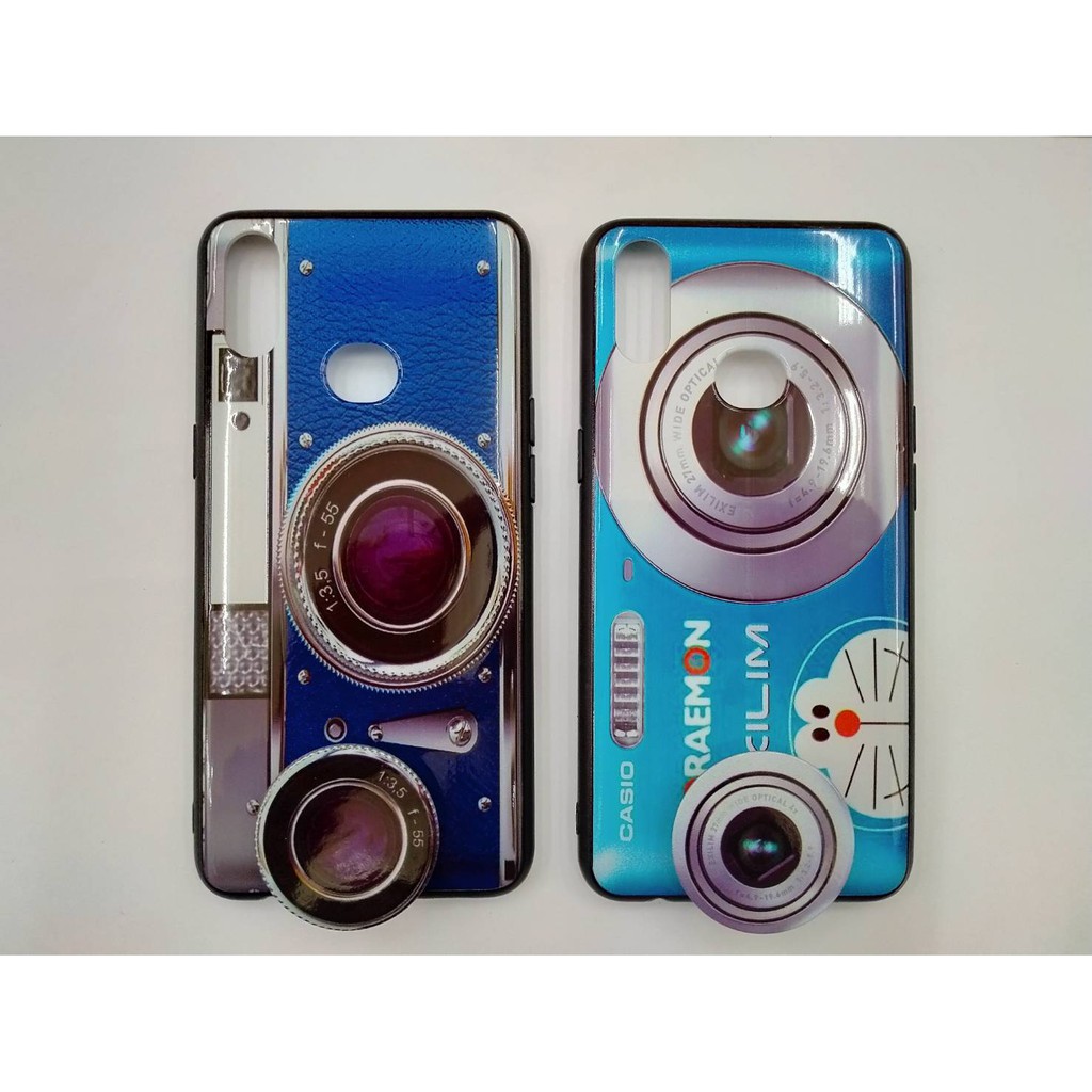 Casing SAMSUNG A10S Case Fuze Kamera GRATIS Popsocket Karakter Lucu