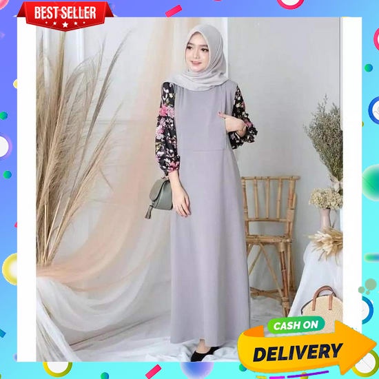 New Baju Gamis Terbaru 2022 Remaja Syari Kekinian 2022 Size S M L Xl Xxl Modern Baju Gamis Polos New