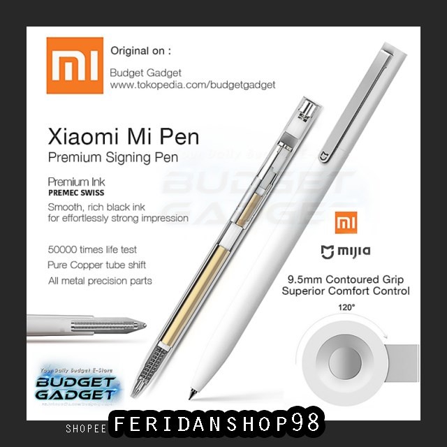 

BT333 XIAOMI MIJIA 0.5MM BEST SIGN PEN BY FERIDANSHOP98