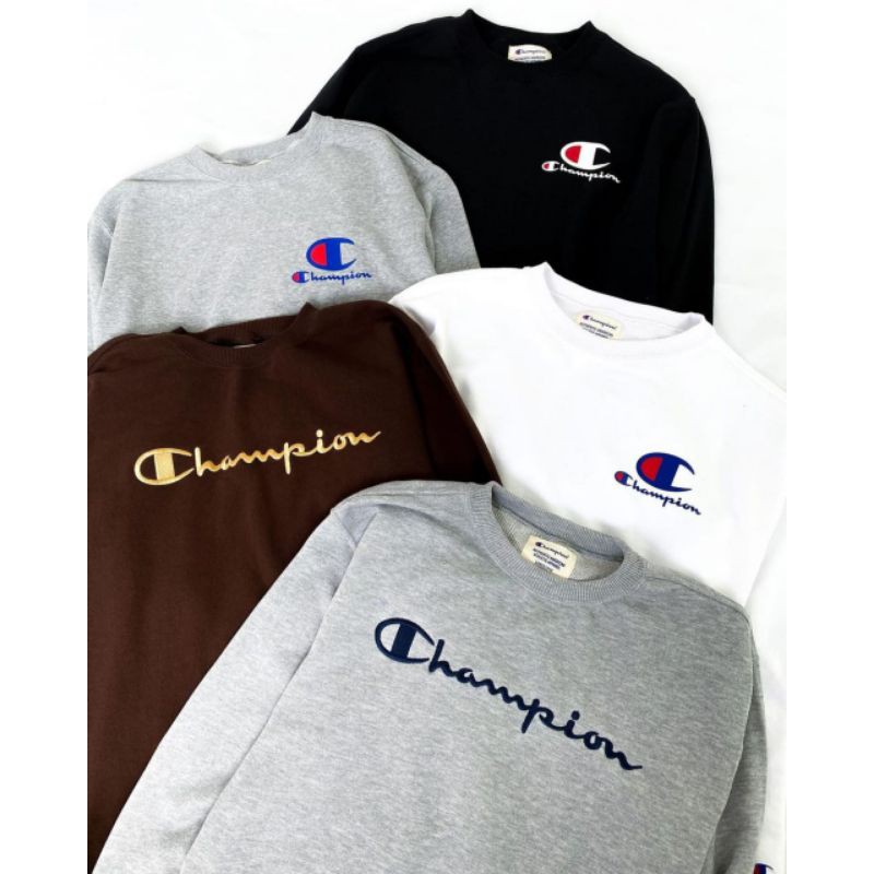 Champion Crewneck Logo Sweatshirt
