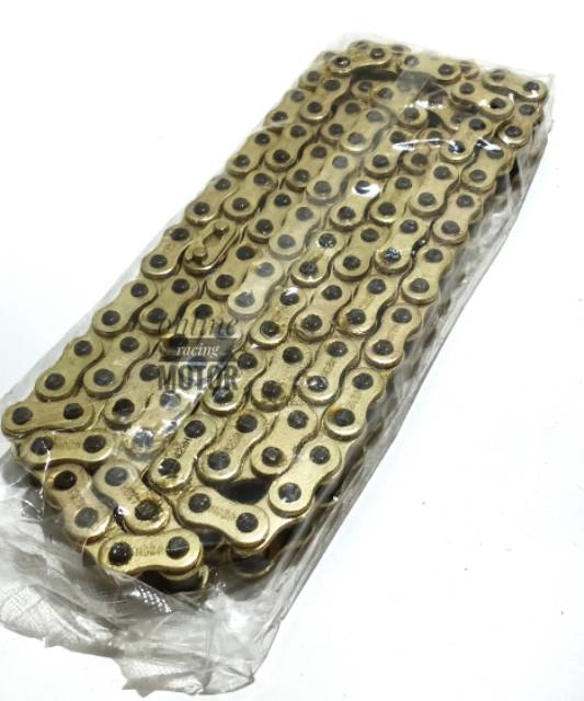 Rantai gear 415 - 428 130L gold semua motor rante gir model sss awet n tahan lama