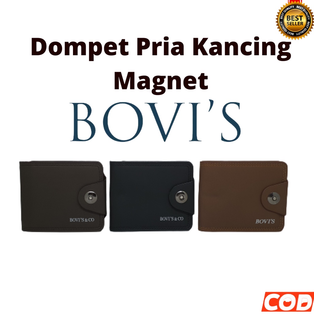 Dompet Pria Dompet Lipat | Dompet Laki Laki Model Kancing Magnet Terbaru Keren Murah | (28160-1)