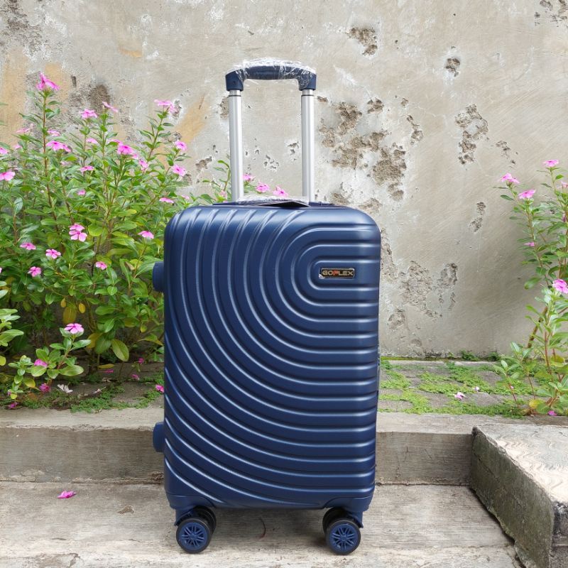 Koper Fiber 18 20 Inch Goflex Polo Sonic One Tone Colour TSA Lock Kunci Tanam