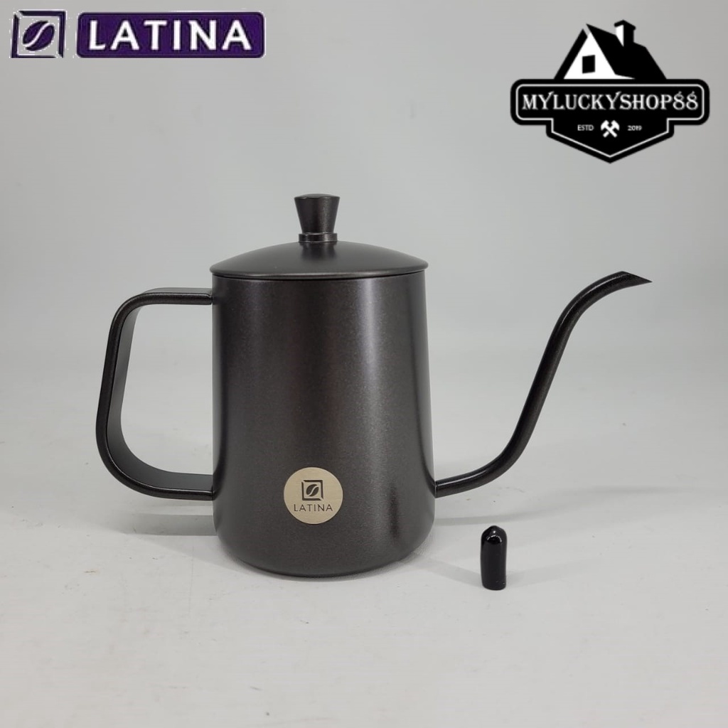 Latina Bango Kettle Coffee Pro V60 90 Derajat - Teko Kopi Leher Angsa