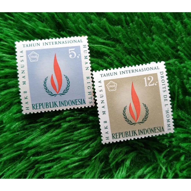 

Prangko - Perangko seri Tahun Internasional Hak2 Manusia 1968