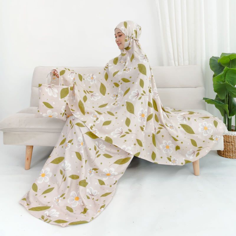 MUKENA RAYON BALI (Bisa COD/Bayar ditempat) MUKENAH TRAVELING PREMIUM MOTIF BUNGA TIE DYE ELMEERA AYESHA NASHMIA MUKENA DEWASA SOLO