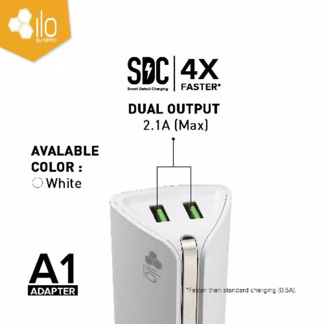 ILO Adapter Charger A1 - Simple Pack