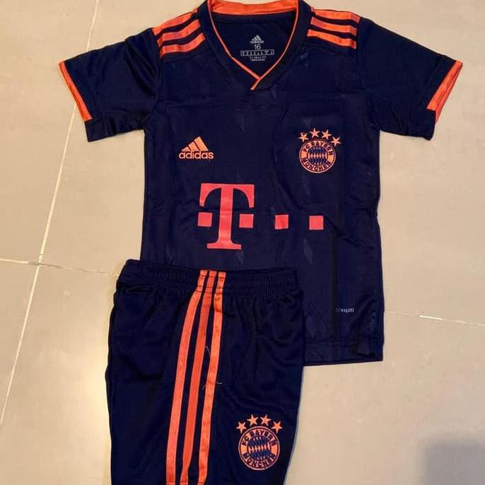 Promo Jersey Baju Bola Bayern Munchen 3Rd Kids Anak 2019/2020 Grade Ori Berkualitas