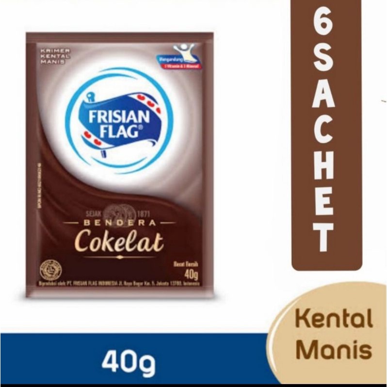 

Susu coklat kental manis sachet isi 6