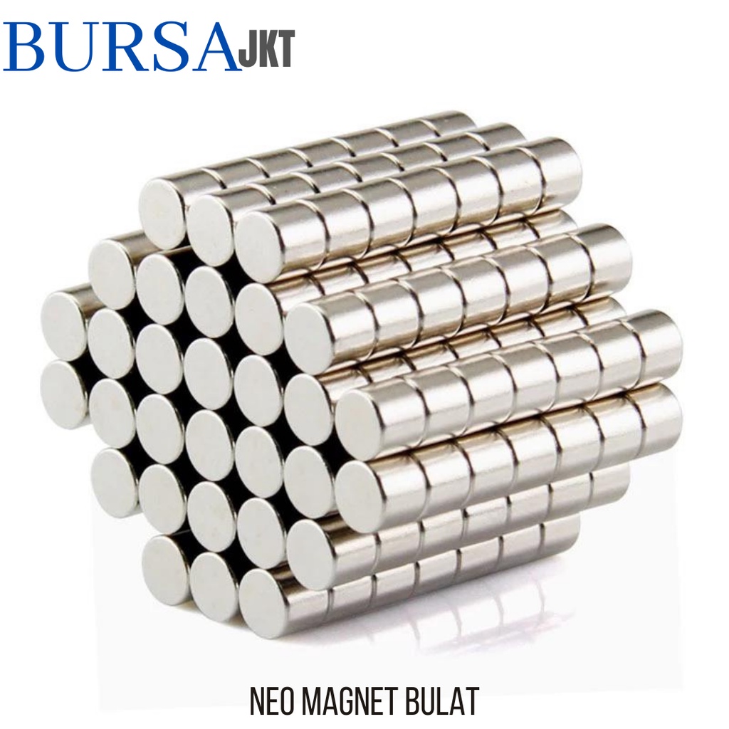 STRONG MAGNET NEODYMIUM NdFeB N50 BULAT KOIN SUPER magnet