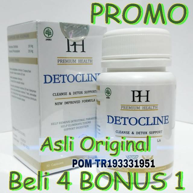 Obat hebal anti parasit detocline asli obat anti cacing DETOCLINE ORIGINAL