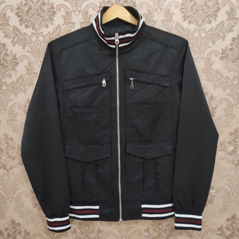 JAKET VTG VINTAGE RETRO VARSITY BOMBER NUMBER NINE