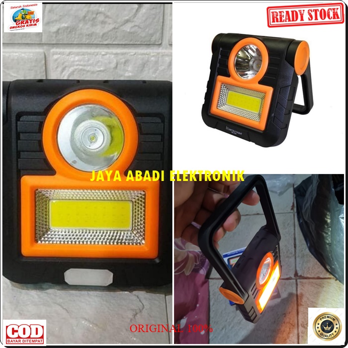 G523 MITSUYMA LAMPU EMERGENCY SENTER LED CAHAYA WARNA PUTIH TERANG SYSTEM CHARGER DARURAT BATERAI 18650 AC DC MULTIFUNGSI BISA UNTUK 5 - 8 JAM TERGANTUNG PPEMAKAIAN PRAKTIS DAN EFESIEN PRODUK AWET DAN BERKHUALITAS TERJANGKAU