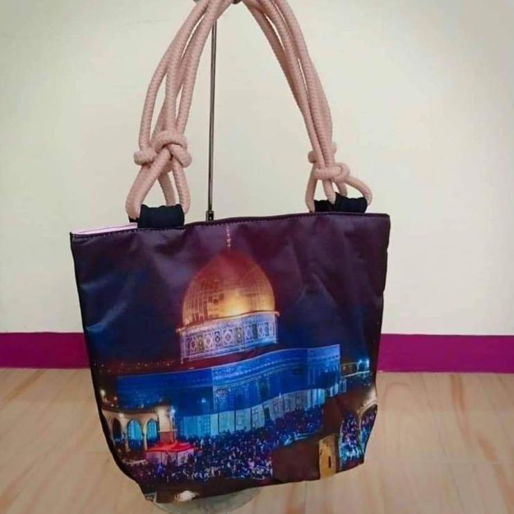 Harga Termurah Totebag ka'bah / Tote bag masjid / Makkah / Madinah / tas Tote sovenir haji umroh by zellshop