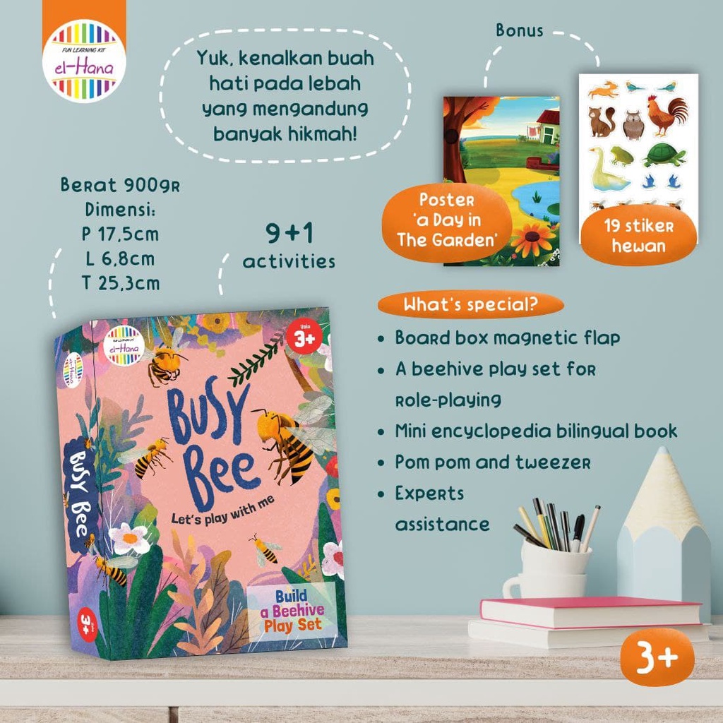 Mainan Edukasi Busy Bee el Hana