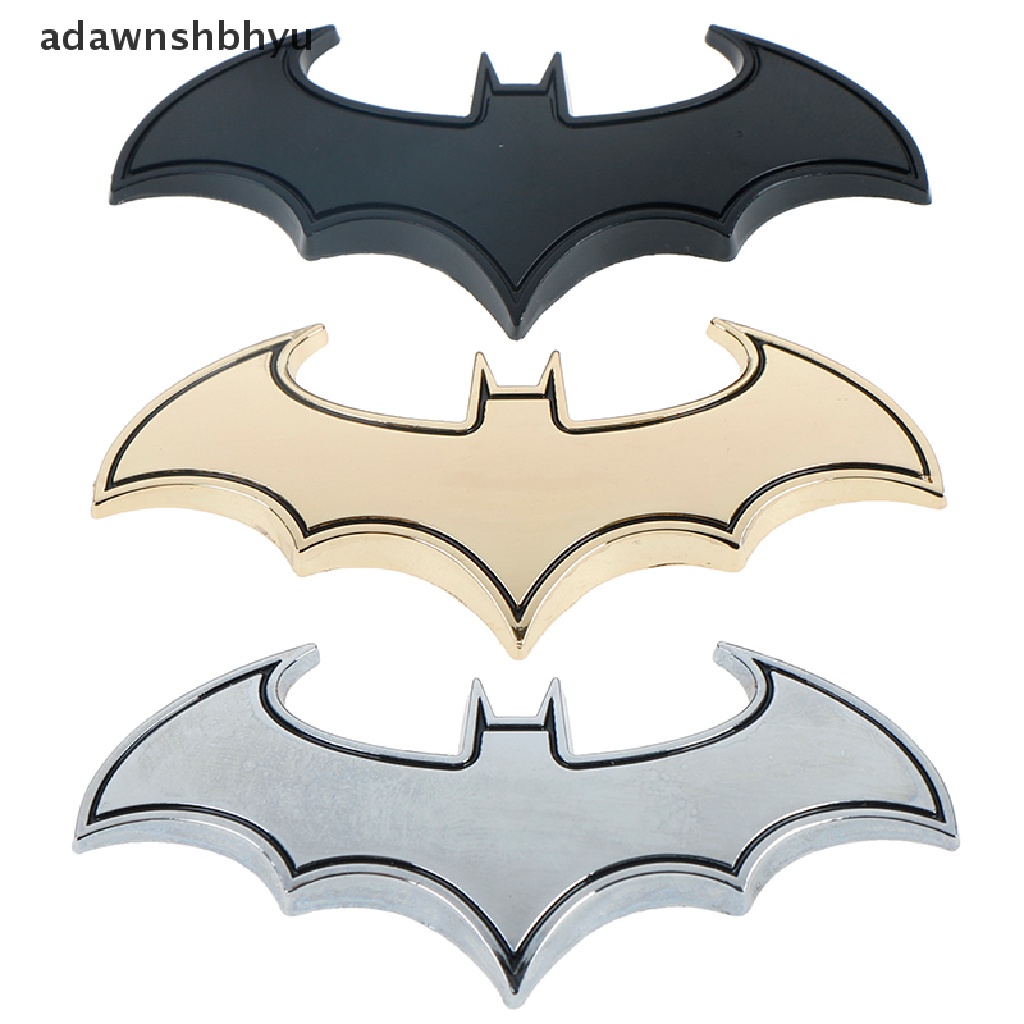 Adawnshbhyu 1Pc car styling 3d metal bat badge emblem Mobil Motor Stiker decals