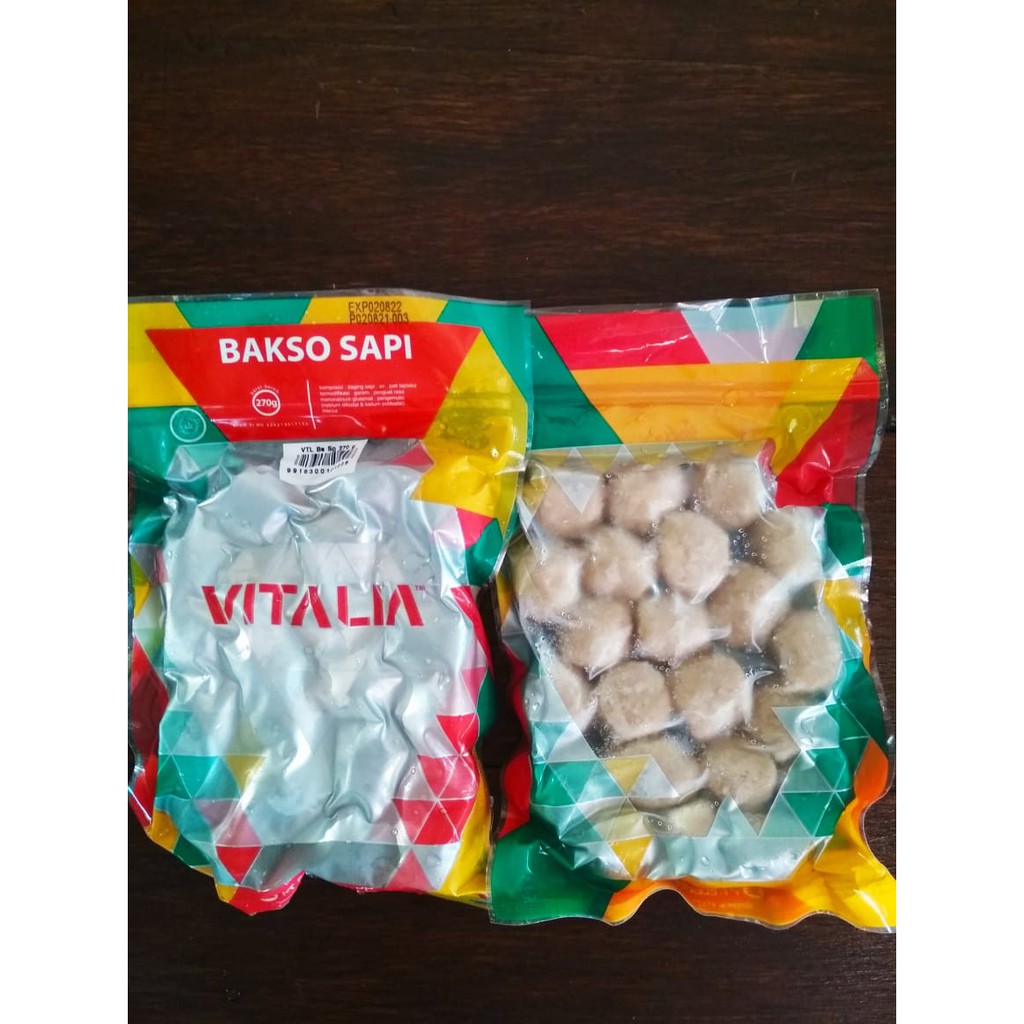 

Vitalia Bakso Sapi 270 gr