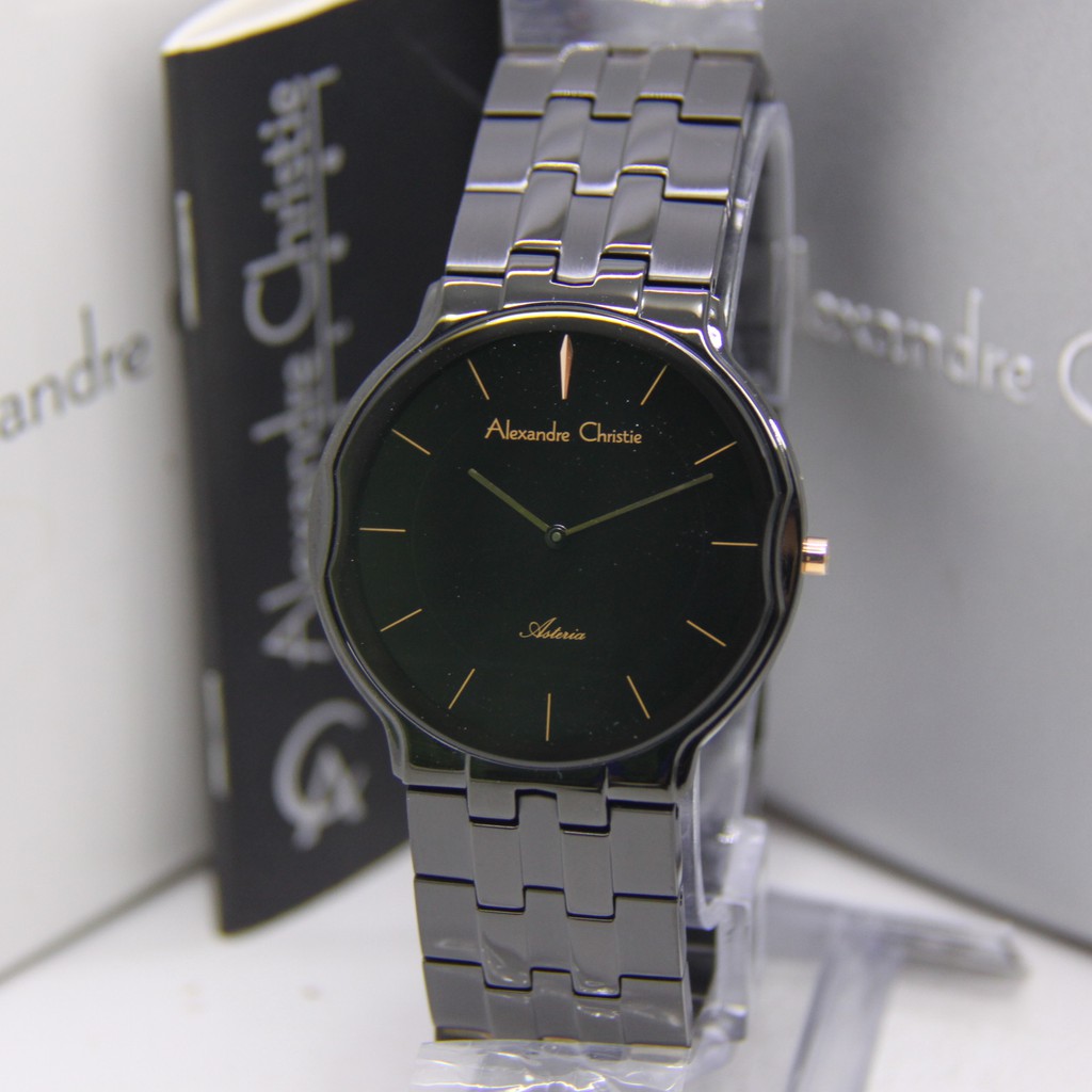 ALEXANDRE CHRISTIE 8616 PRIA BLACKrg AC8616 AC 8616 JAM TANGAN COWOK ARLOJI COWOK