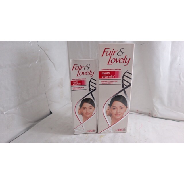 [ 25 &amp; 50 gr ] fair and lovely multivitamin kemasan tube - glow lovely multivitamin - fair and glow lovely