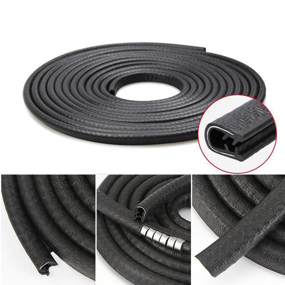 Populer 5m Strip Pintu Mobil Anti Tabrak Door Edge Trim Silence Tube Sealing Strip