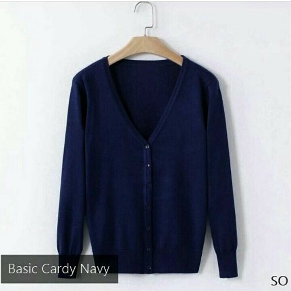 Basic Cardigan Rajut Wanita Cotton Premium / Cardigan Basic Premium / Cardigan Wanita / Sweater Rajut Wanita